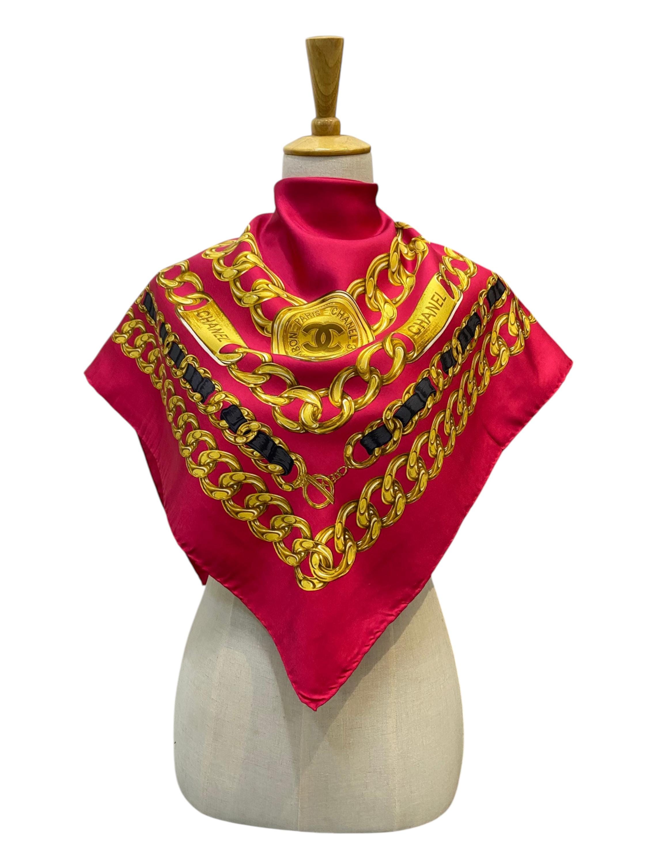 Chanel Paris Scarf - Etsy