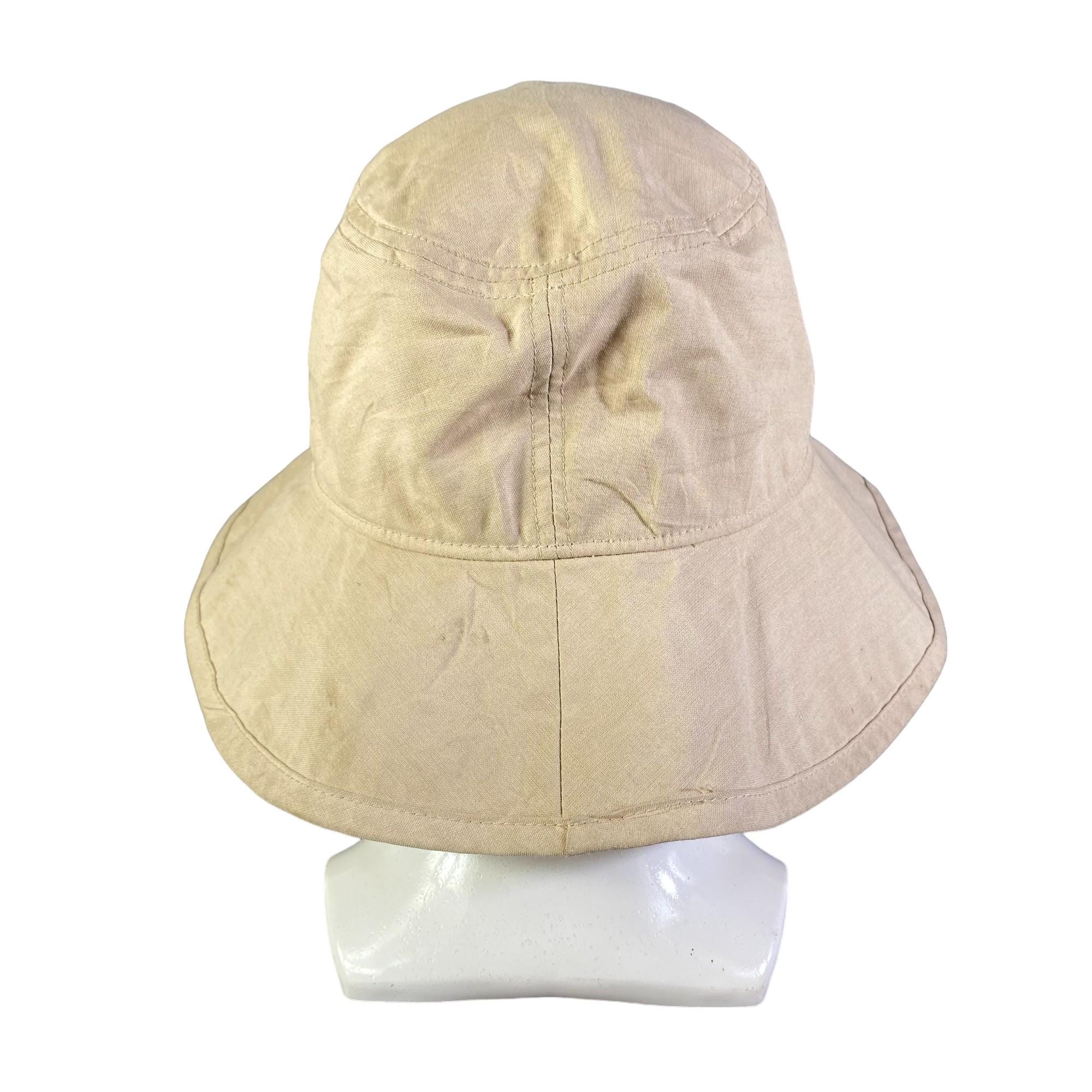 VTG 80\'s Classic Pierre Cardin Woven Bucket Hat /Cap Creme OS Vintage Pierre Cardin Hats, Summer Hats Cap, Rounds Hats Cap  main image 2