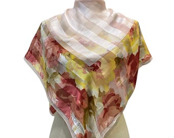 Vintage Yves Saint Laurent Silk Scarf Yves Saint Laurent Silk Muffler Yves Saint Laurent Silk Neck Scarf Yves Saint Laurent Silk Neck Warmer