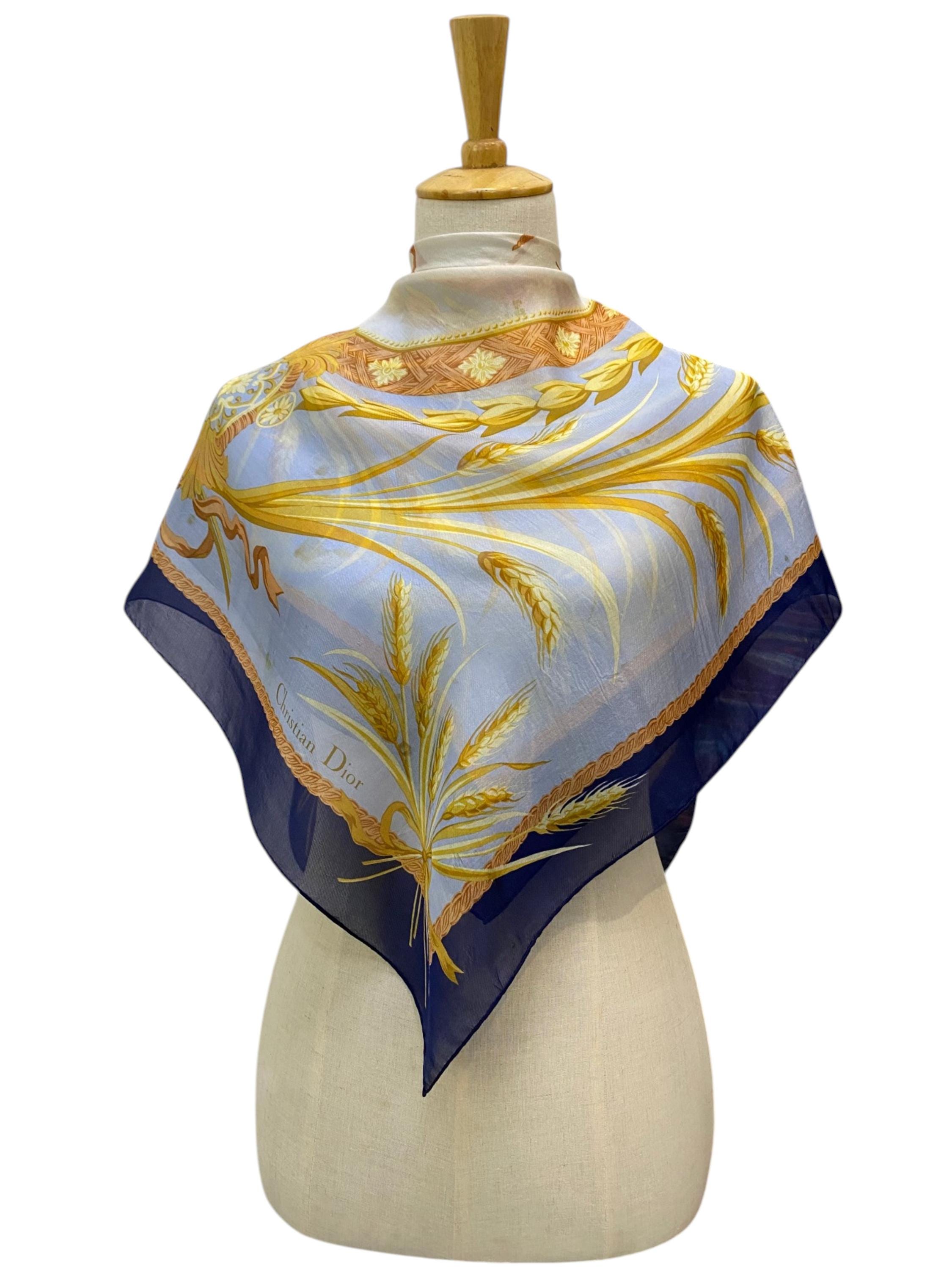 未使用 John Galliano 大判シルクストールスカーフ 水色 イタリア製 John galliano scarf - Etsy 日本