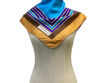 Vintage Yves Saint Laurent Silk Scarf Yves Saint Laurent Silk Muffler Yves Saint Laurent Silk Neck Scarf Yves Saint Laurent Silk Neck Warmer