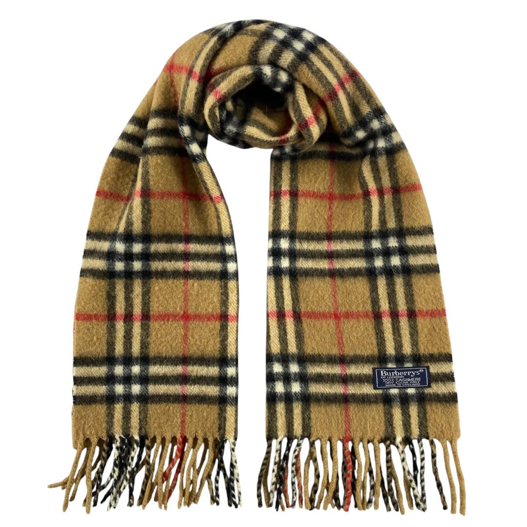 Vintage Burberry Scarf Burberry Cashmere Scarf Vintage Burberry