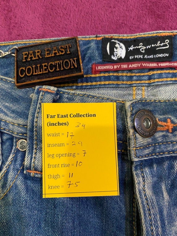 Andy Warhol X Pepe Jeans Rare Limited Edition - Etsy Ireland