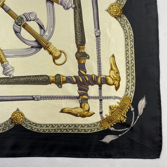 Vintage Trussardi Silk Scarf Trussardi Silk Muffler Vintage Silk