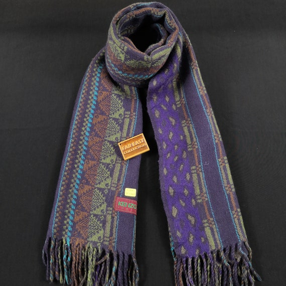 Vintage Kenzo Scarf, Kenzo Luxury Accessories, Ken
