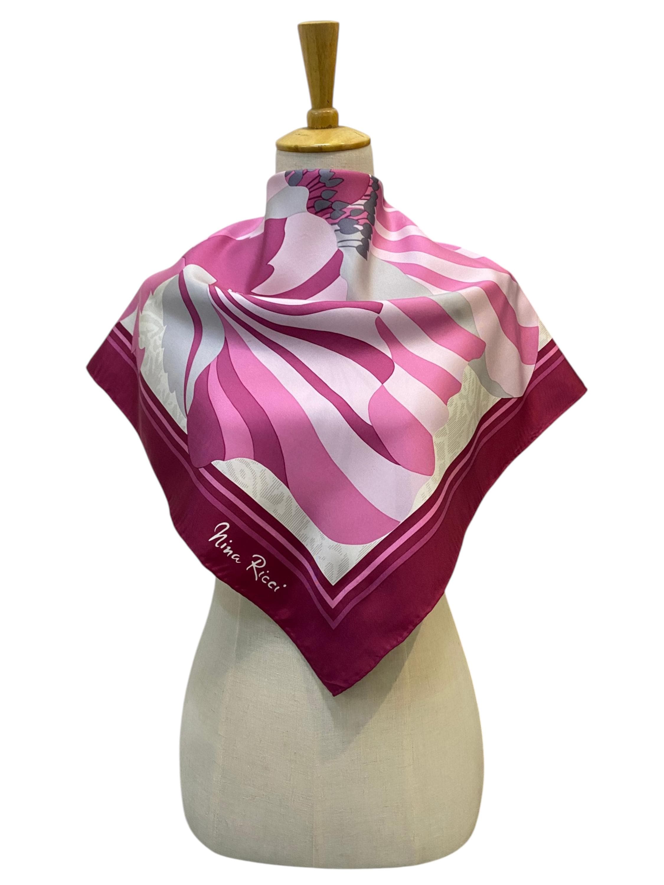 Vintage nina ricci silk scarf - Etsy 日本
