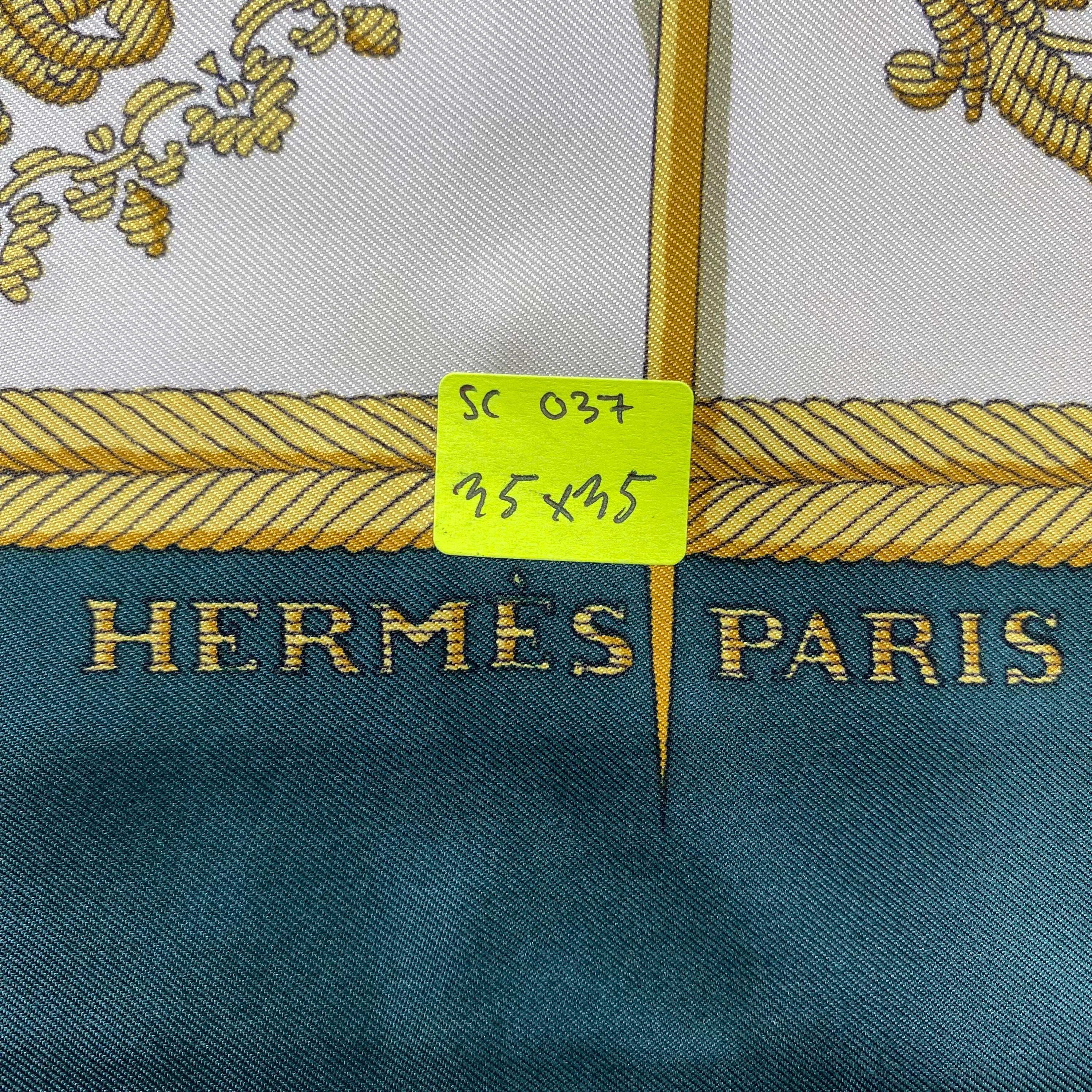 ヴィンテージ エルメス Les Armes de Paris シルク スカーフ エルメス