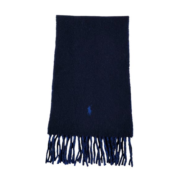 POLO　RalphLauren　Muffler　100%cashmere Vintage Ralph Lauren 100% Cashmere Scarf in Bright Orange