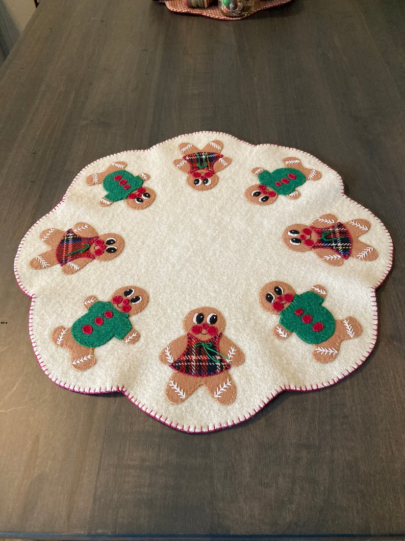Gingerbread Penny Rug - Etsy