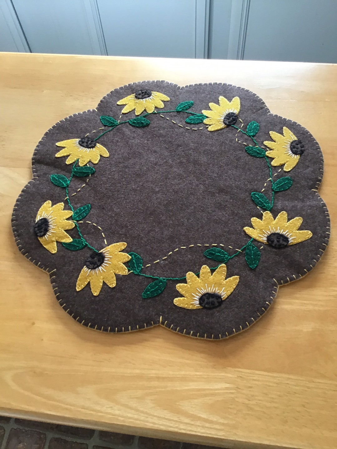 Spring Penny Rugs Spring Penny Rug Black-eyed Susans - Etsy