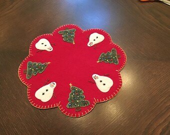 Christmas Penny Rug - Etsy