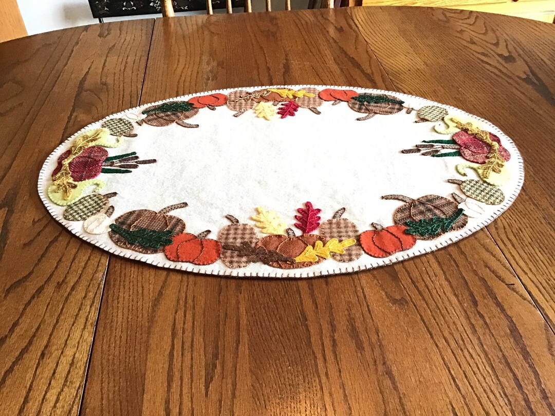 Large Fall Penny Rug - Etsy