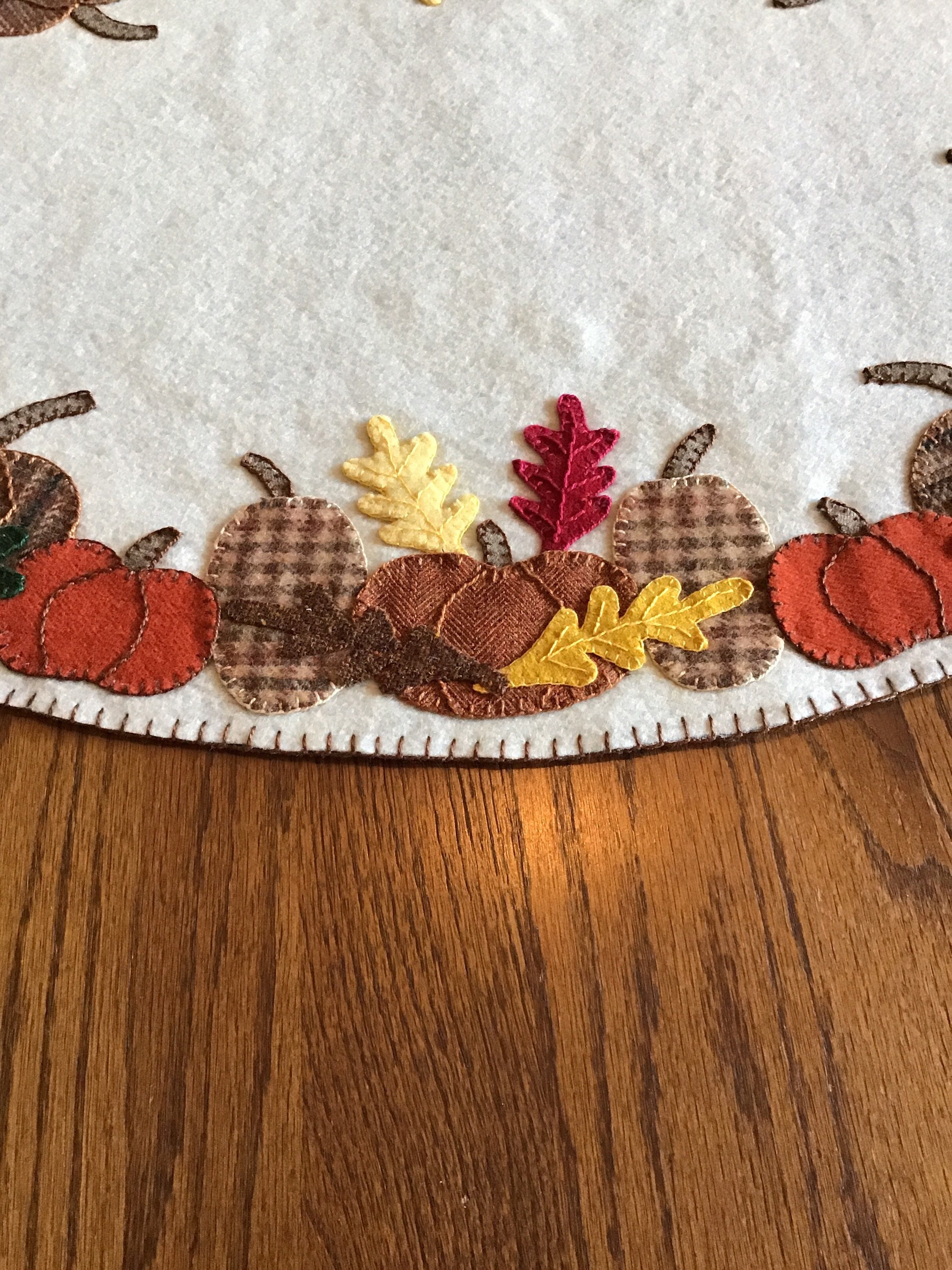 Large Fall Penny Rug - Etsy