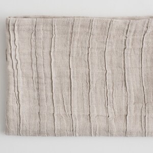Linen Cushion Cover White And Gray Gray
