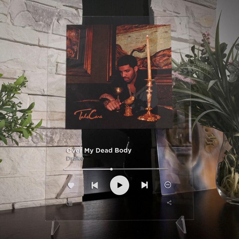 Music Drake Take Care Acrylic Plaque Album Song Player Etsy