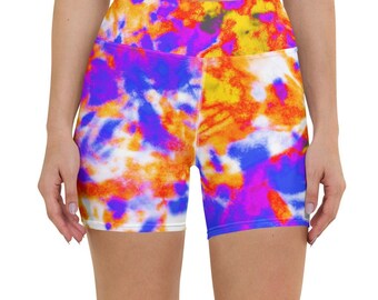 Colourful Gym Shorts - Etsy UK