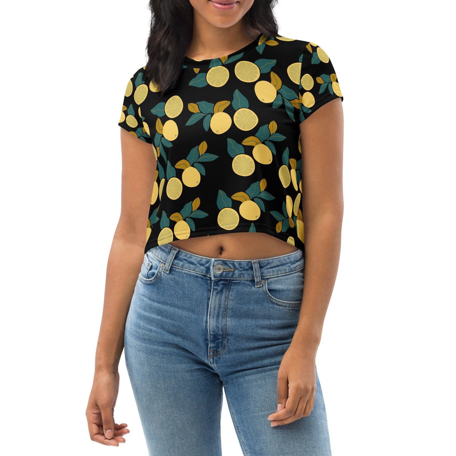 Lemon Crop Top - Etsy