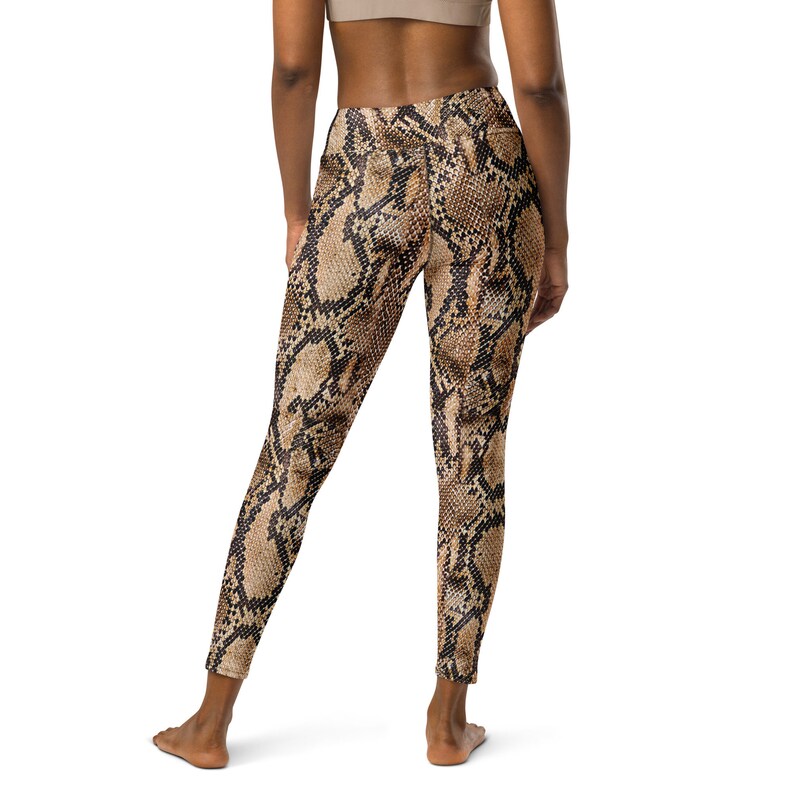 Snakeskin leggings for women