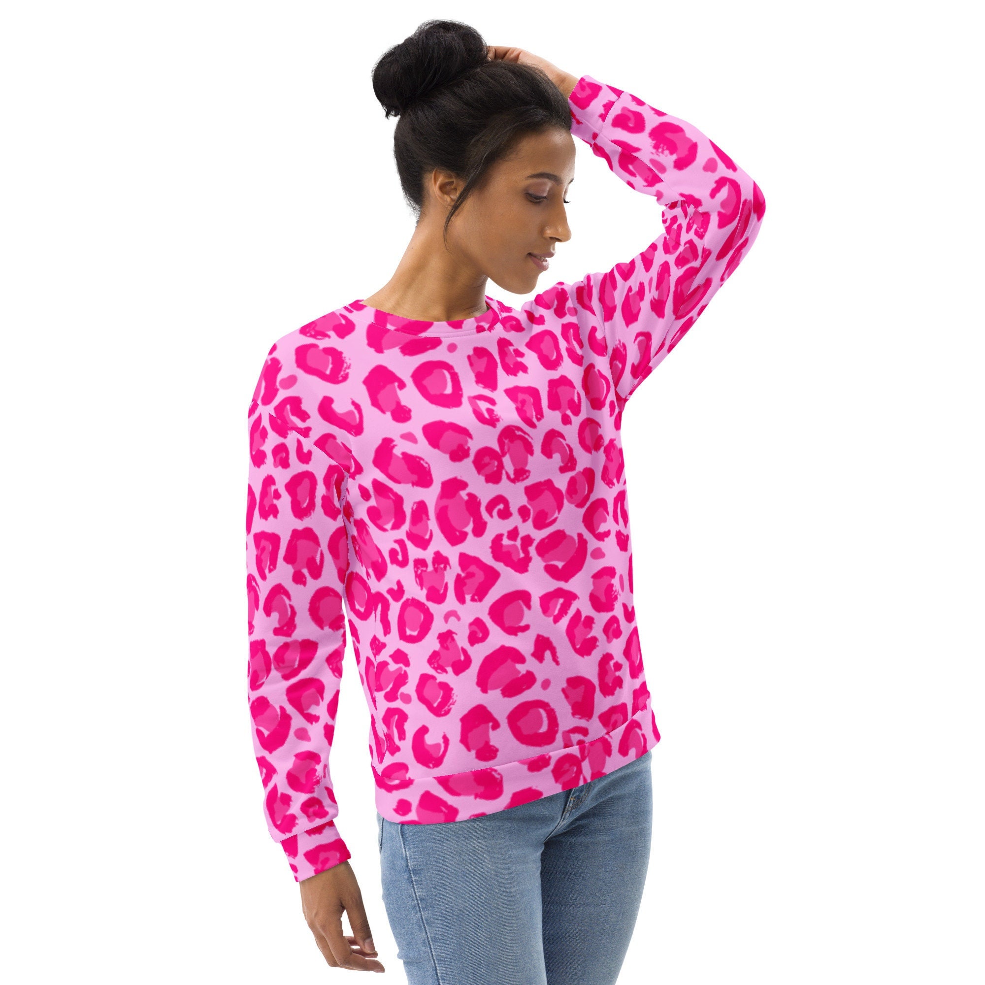 Leopard Print Jumper - Etsy UK