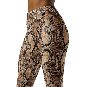 Snakeskin leggings for women