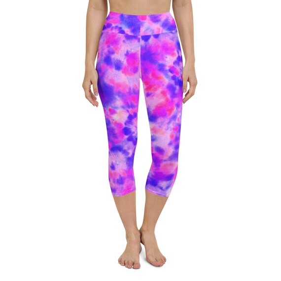 Tie Dye Leggings Capri Leggings Studio 