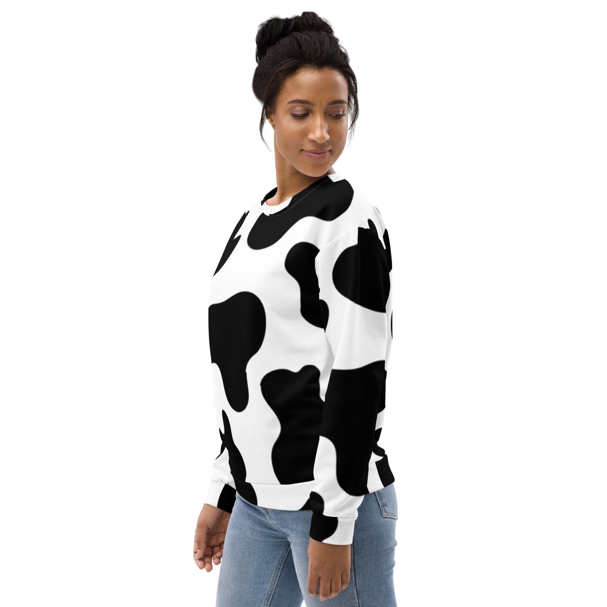 Cow Sweatshirt - Etsy UK