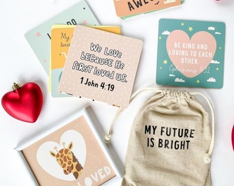Faith-Based Affirmation Cards for Children: Encouragement Gift Set
