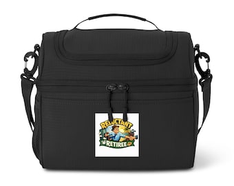 Bolsa térmica para jubilados reacios / bolsa de almuerzo isotérmica, diseño para la jubilación dedicada a la pesca