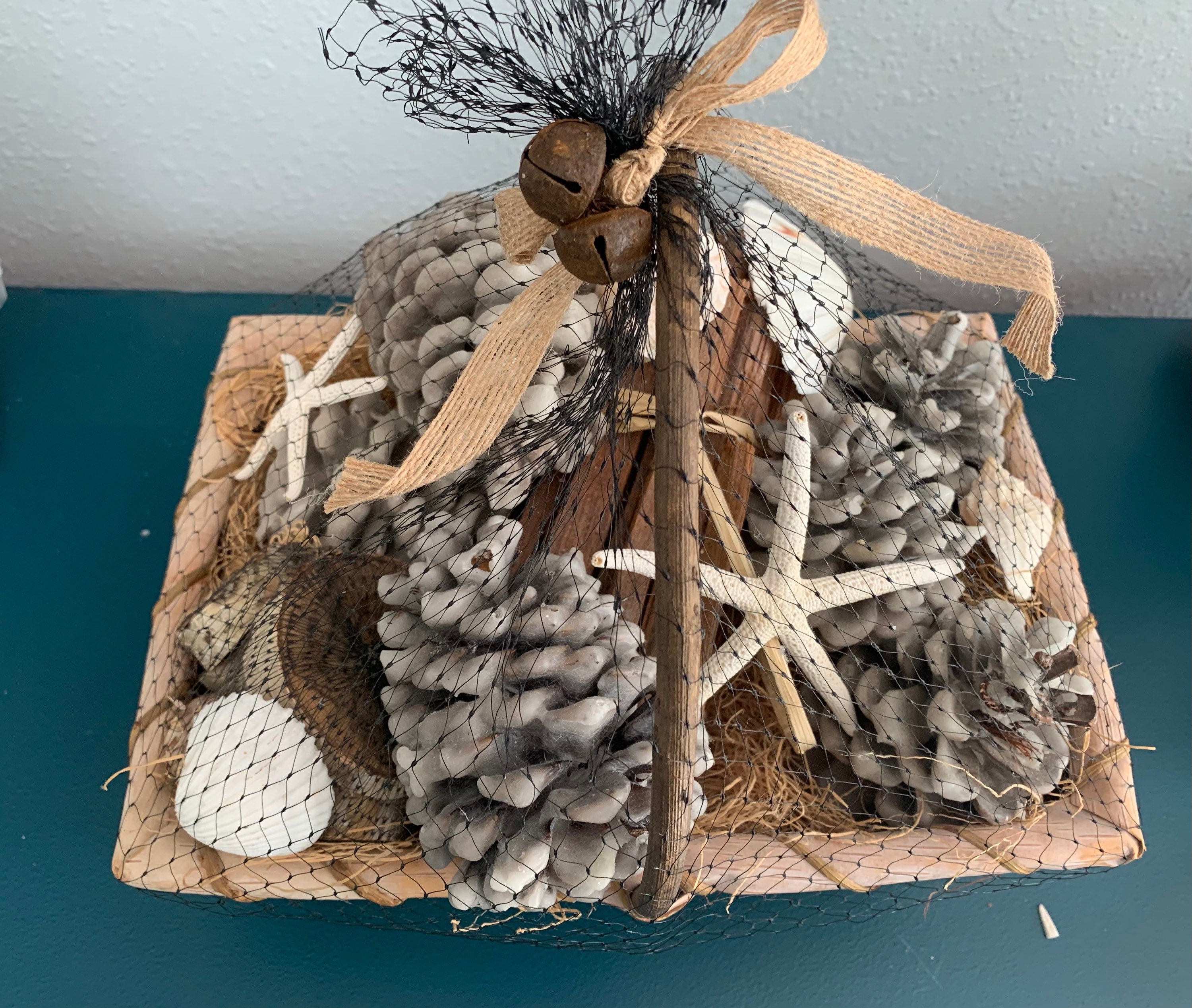 Cesta de regalo de la chimenea costera | Etsy