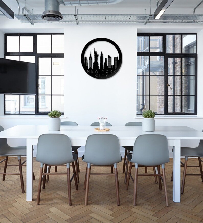 New York City Metal Wall Decor Metal Wall Art Metal Sign | Etsy