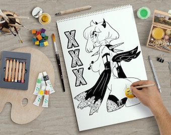 Nude Coloring Book - Etsy