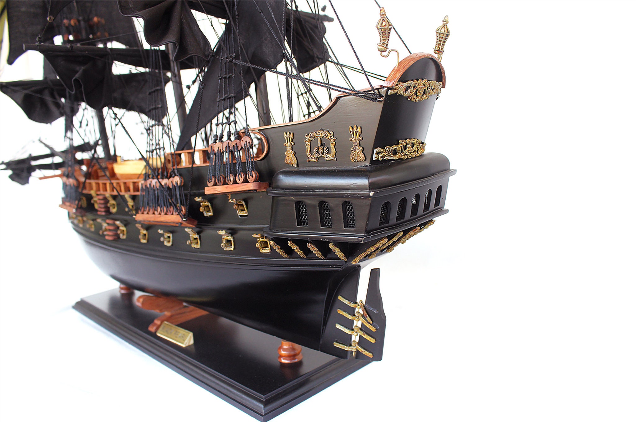 Black Pearl Wooden Model Ship Size 34