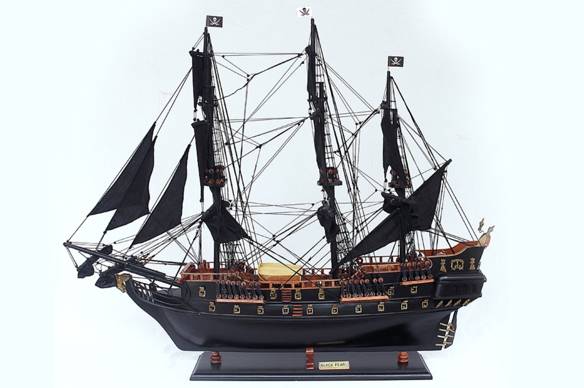 Black Pearl Wooden Model Ship Size 34