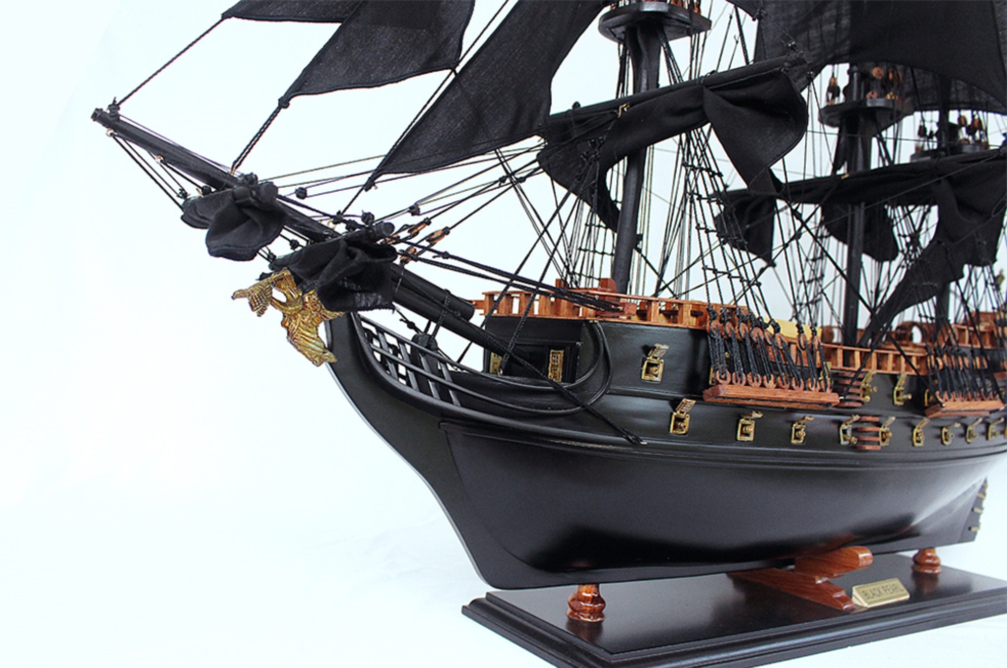 Black Pearl Wooden Model Ship Size 34