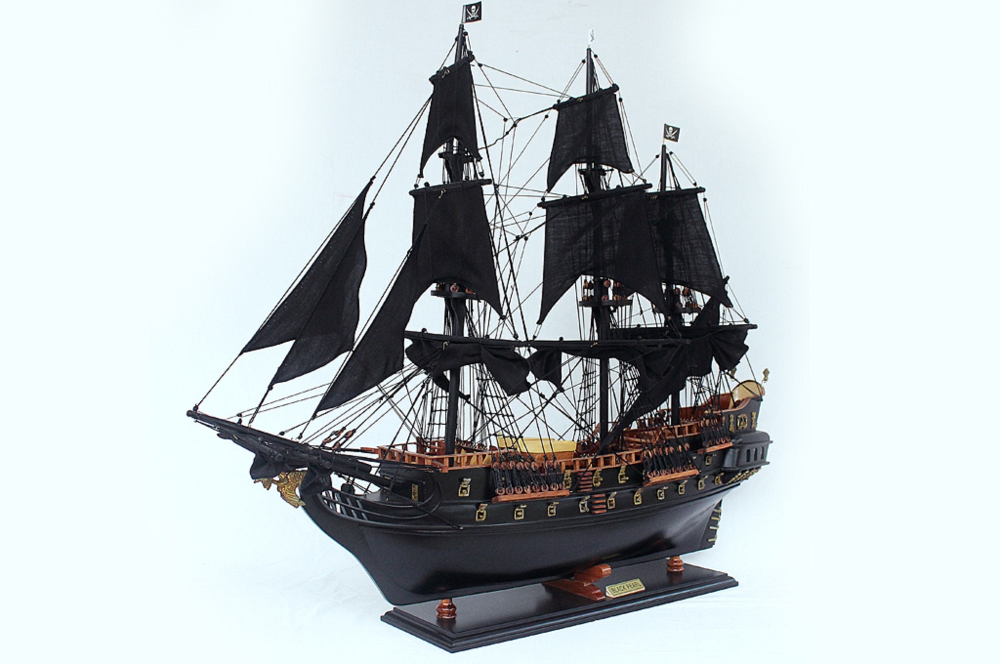 Black Pearl Wooden Model Ship Size 34