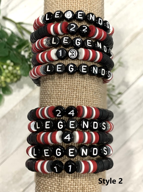 How to Create Sports Themed Heishi & Letter Bead Bracelets 