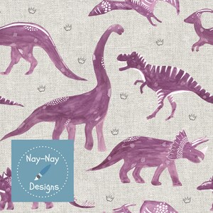 Nahtloses Stoffdesign Dinosaurier