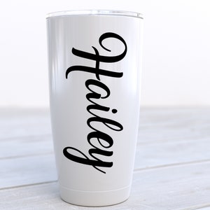 Personalized Name Decal Sticker For Water Bottles, Tumbler Cups, Laptop