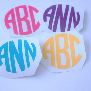 Monogram Name Decal Sticker For Yeti Tumbler Cup, Water Bottle Monogram Personalized Decal Sticker Hydro Flask Name Sticker Vinyl Lettering