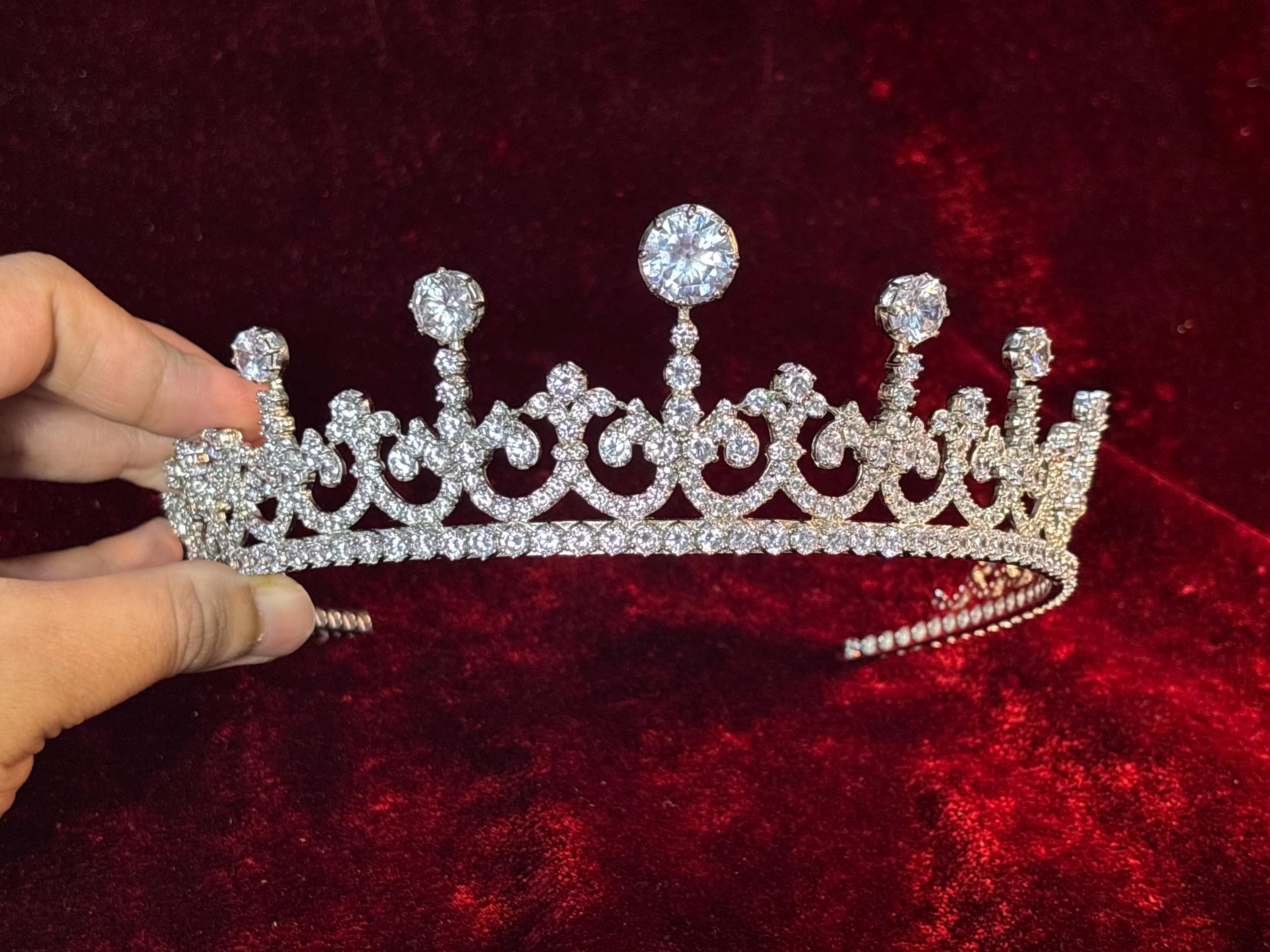 Empress of Japan the Meiji Scroll Tiara, Crown, Parure, Wedding