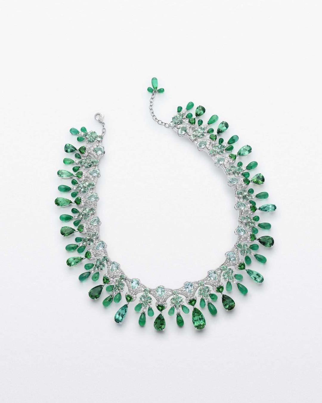 アクセサリー 316L Emerald Grid Necklace - Synchro1996 316L Emerald Grid Necklace - Synchro1996 Rectangular Cut Sterling