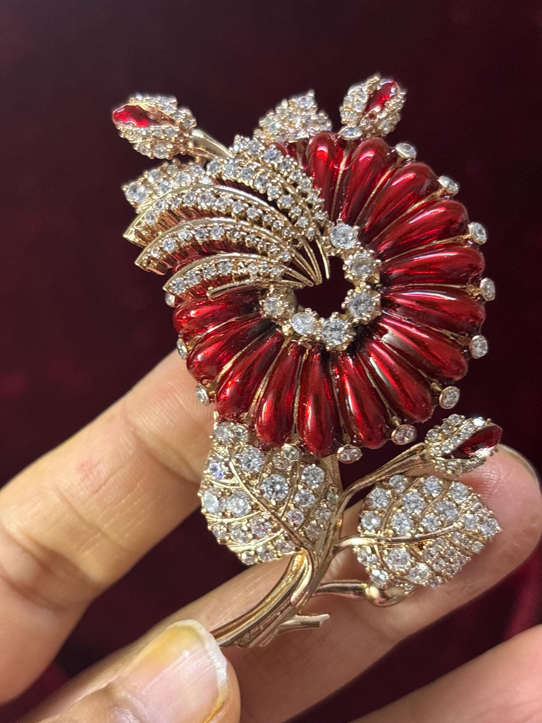 ジャッキー・ケネディのレプリカブローチ、925スターリングシルバー