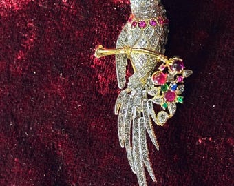 アンティークビクトリア朝の925シルバーローズカットダイヤモンド