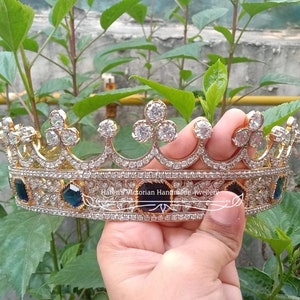 Buy Blue Bridal Tiara Online In India -  India