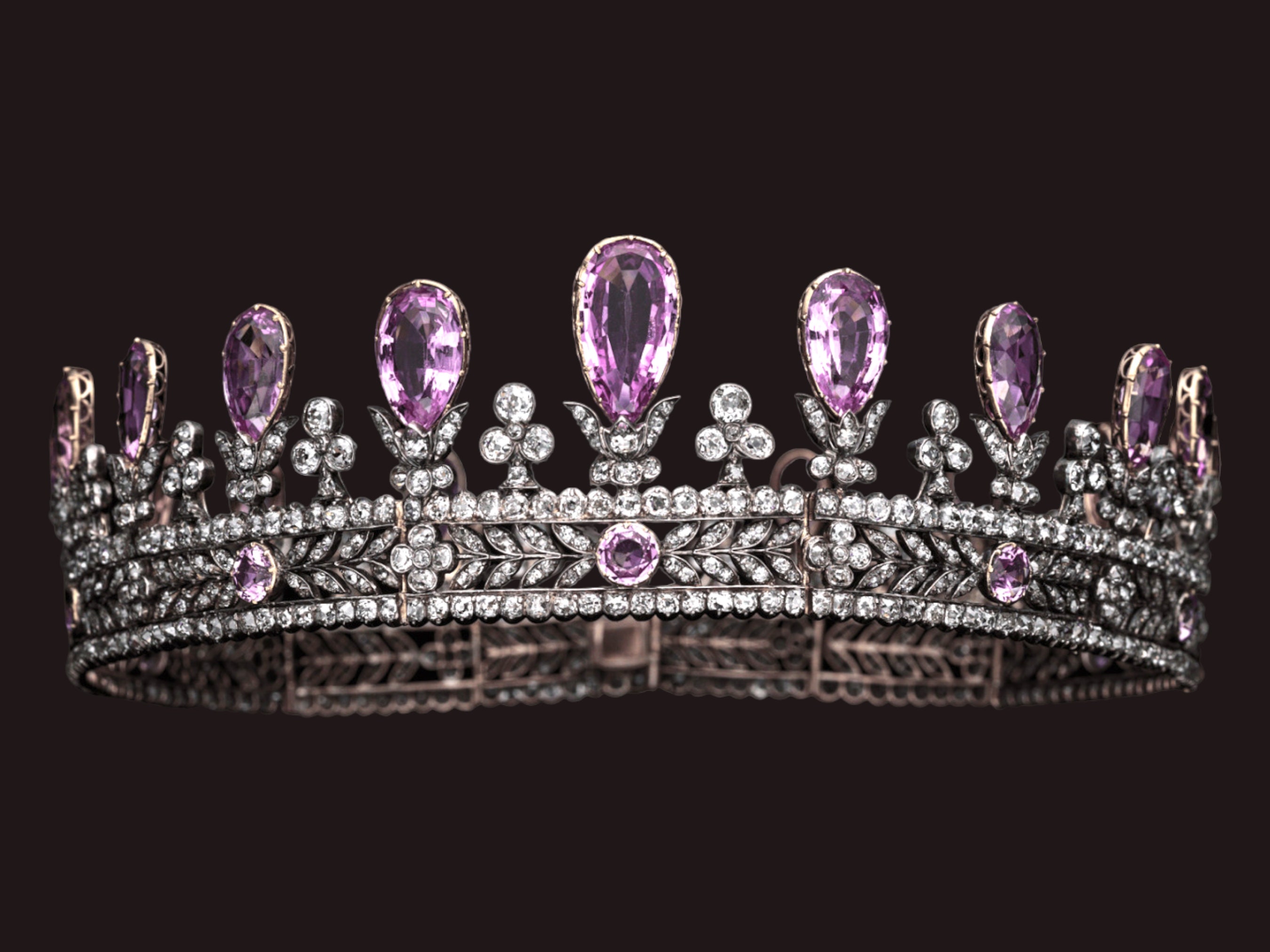 ティアラページ b10-ti1 ティアラ ビジュー ブライダルヘッドドレス シルバー | Ksmily