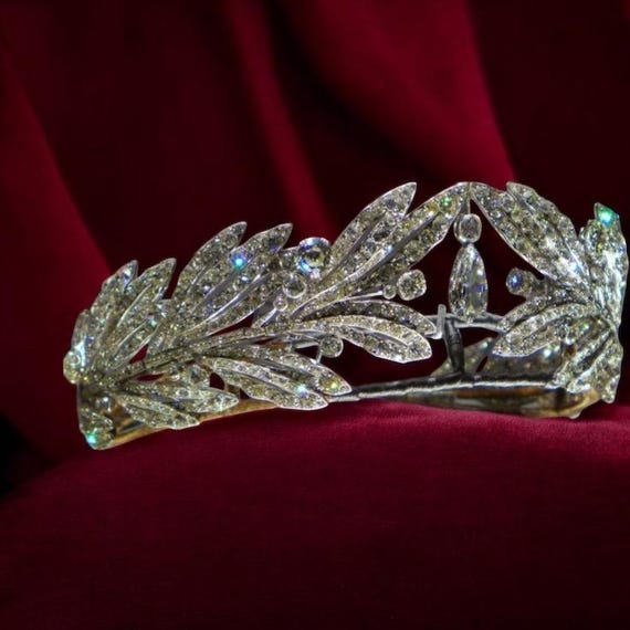 The Olive Leaf Tiara of Princess Marie Bonaparte - Etsy