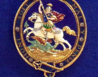 アクセサリー RAKUDOZippo Order of Garter No. 0153 The Order of the Garter in 925 Sterling Silver and Cubic