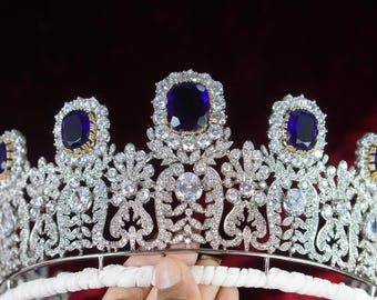 Edwardian Era Inspired CZ Zircon 925 Silver Duchess of