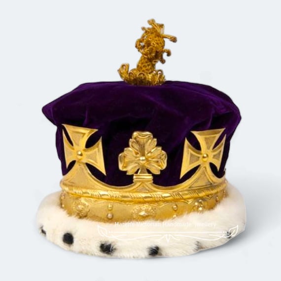 Prince of Wales Coronet, Bitish Royal Coronet Brass, British Royal ...