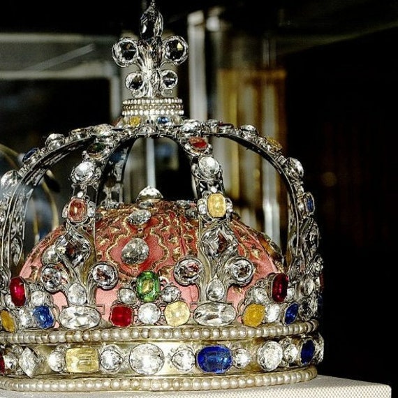 フランス国王ルイ15世の王冠、スターリングシルバーのキュービック